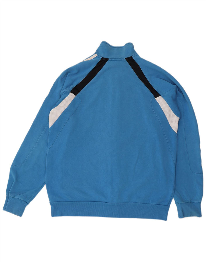 Ανδρική αθλητική φόρμα ADIDAS Top Jacket UK 40/42 Medium Blue Colorblock Cotton