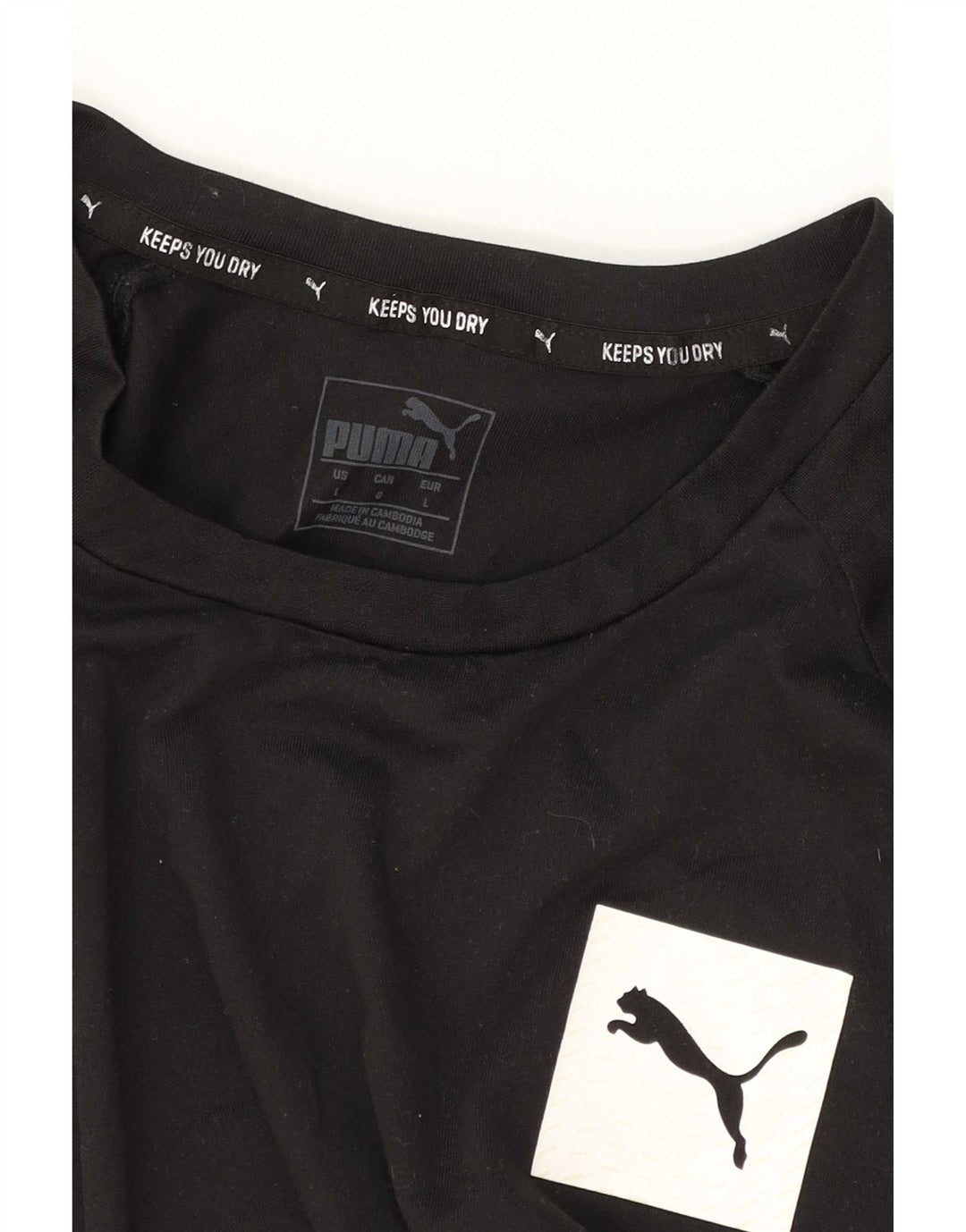 Ανδρικό T-Shirt Puma Top Large Μαύρο