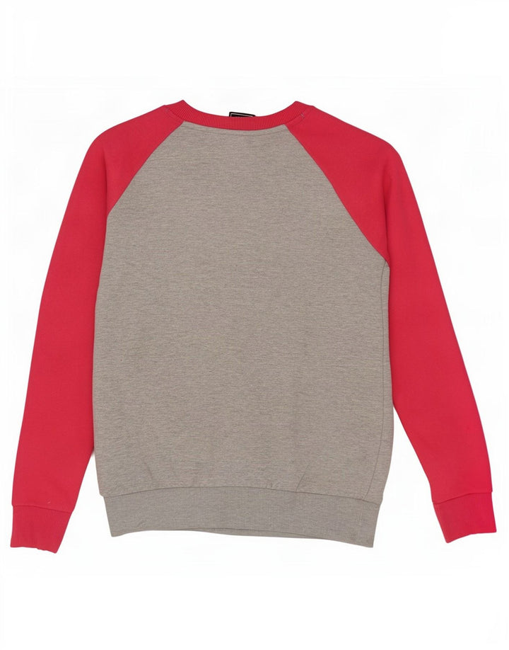 Superdry γυναικείο φούτερ μεγάλου μεγέθους Jumper UK 10 Small Grey Colourblock