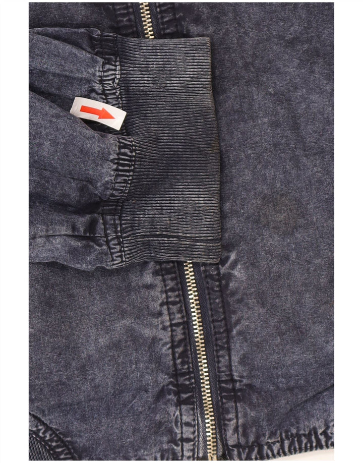 Belfe & Belfe Ανδρικό Τζιν Μπουφάν UK 44 2XL Navy Blue Cotton