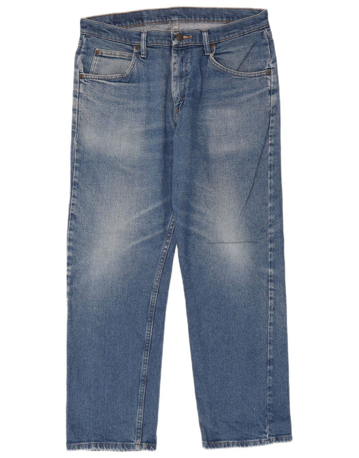 Ανδρικό τζιν Wrangler ίσιο W33 L30 Μπλε βαμβακερό
