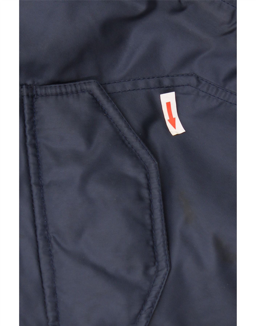 New Roads Mens Bomber Jacket UK 44 2XL Navy Blue Polyamide