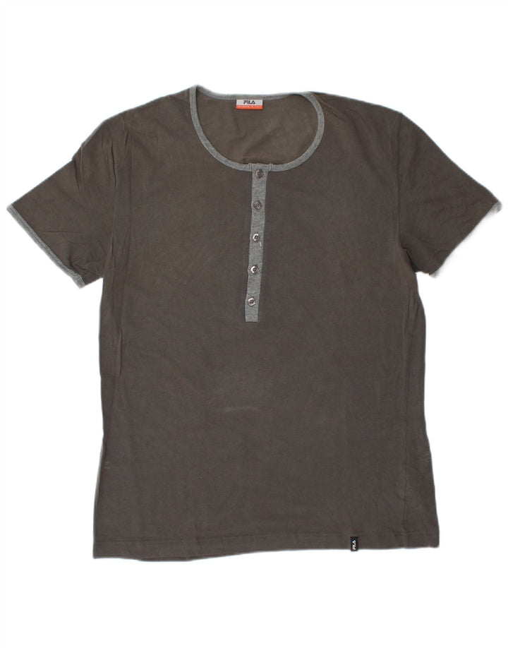 Ανδρικό T-Shirt FILA Top XL Γκρι βαμβακερό