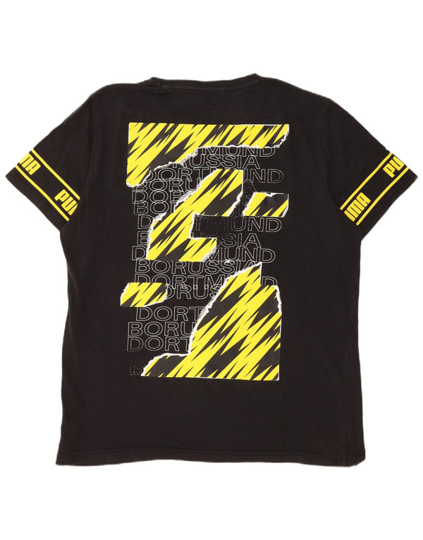 Γραφικό T-Shirt Puma Mens BVB Dortmund Top XL Μαύρο βαμβακερό