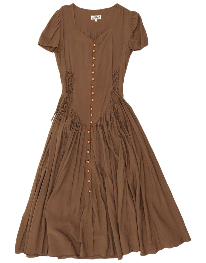 Γυναικείο μάξι φόρεμα La Madeleine UK 14 Large Brown