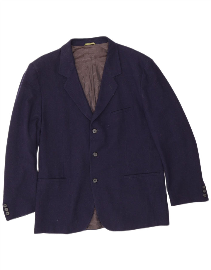 Roccobarocco Ανδρικό μπλέιζερ με 3 κουμπιά μπουφάν UK 40 Large Navy Blue