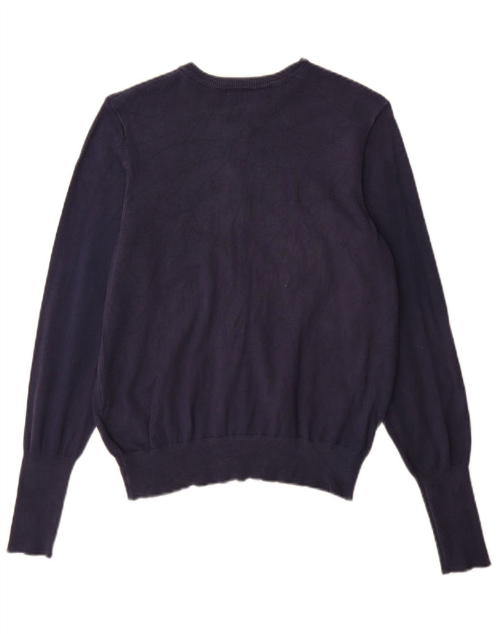 Marks & Spencer Γυναικεία ζακέτα πουλόβερ UK 14 Medium Navy Blue Viscose
