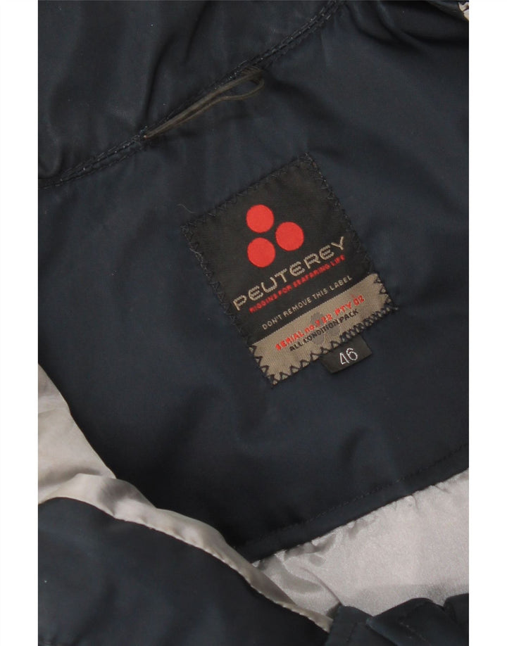 PEUTEREY Γυναικείο μπουφάν IT 46 Large Navy Blue Polyester