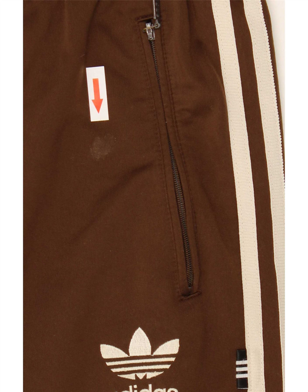 Adidas Ανδρική φόρμα παντελόνι Joggers UK 38/40 Μεσαίο καφέ πολυεστέρας