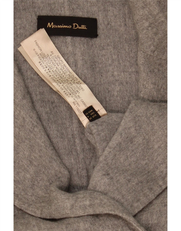 Massimo Dutti Γυναικείο μπουφάν μπλέιζερ με διπλό στήθος EU 36 XS Γκρι