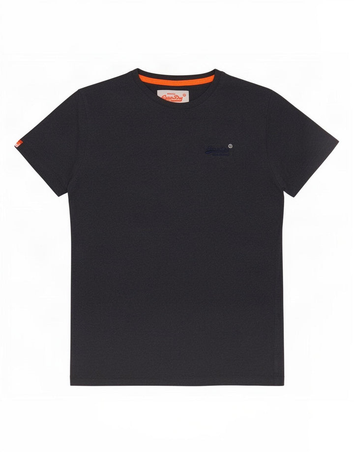 Superdry Ανδρικό T-Shirt Top Μικρό Γκρι Βαμβακερό