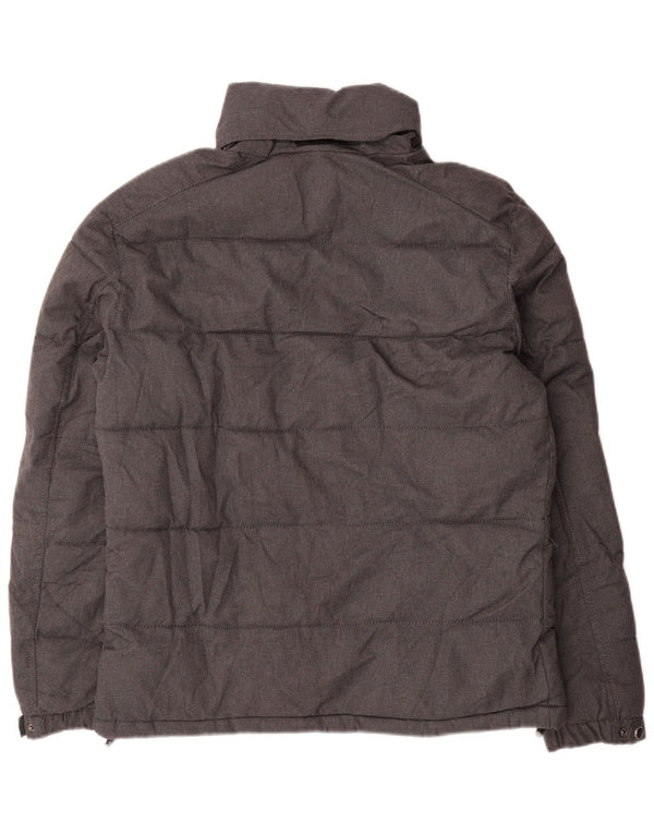 Zara Ανδρικό μπουφάν με επένδυση UK 36 Small Grey Polyester