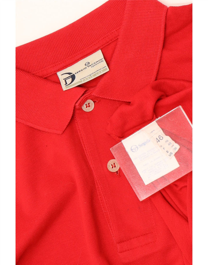SERGIO TACCHINI Ανδρικό μπλουζάκι πόλο IT 46 Μικρό κόκκινο βαμβακερό