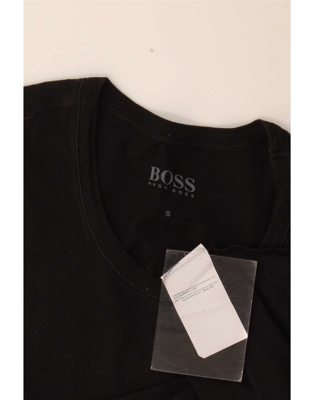 Ανδρικό T-Shirt Hugo Boss Top Μικρό μαύρο βαμβακερό