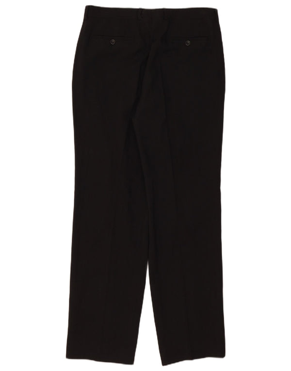 Armani Collezioni Ανδρικό ίσιο παντελόνι IT 52 Large W34 L32 Μαύρο
