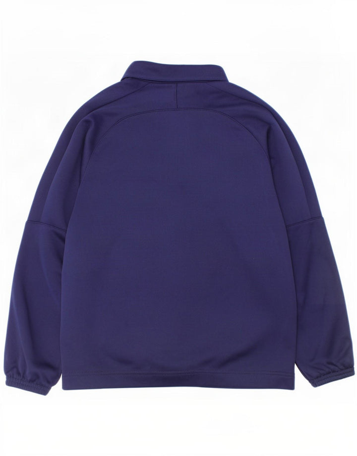 Puma Girls αθλητική φόρμα Top Jacket 7-8 Years Navy Blue Polyester