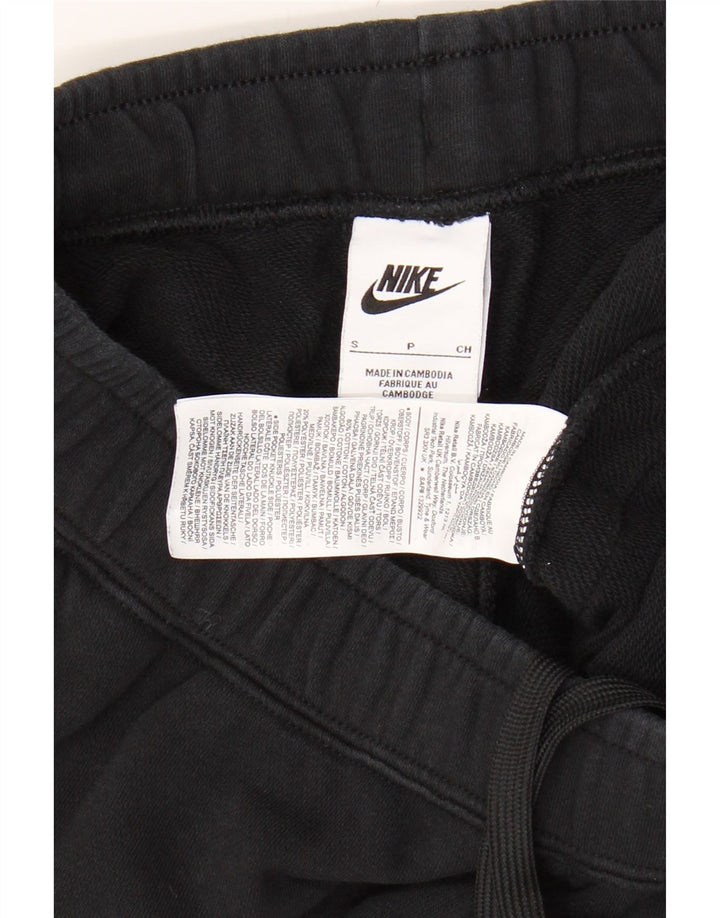 NIKE Mens Graphic Sport Shorts Small  Black Cotton Vintage Nike and Second-Hand Nike from Messina Hembry 
