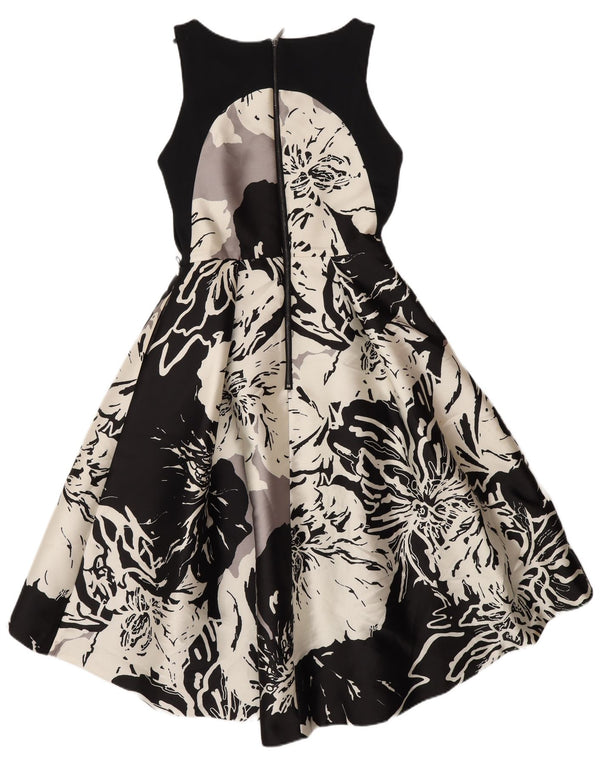 Γυναικείο φόρεμα Coast A-Line UK 8 Small Black Floral Polyester