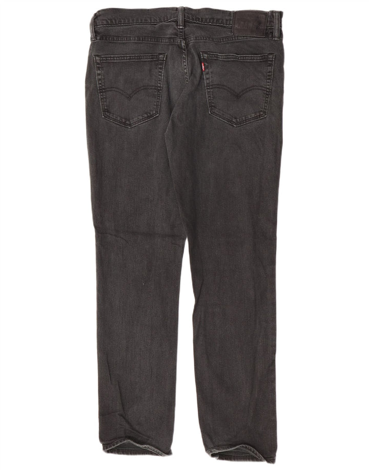 Ανδρικό τζιν Levi's Slim W36 L32 Μαύρο βαμβακερό