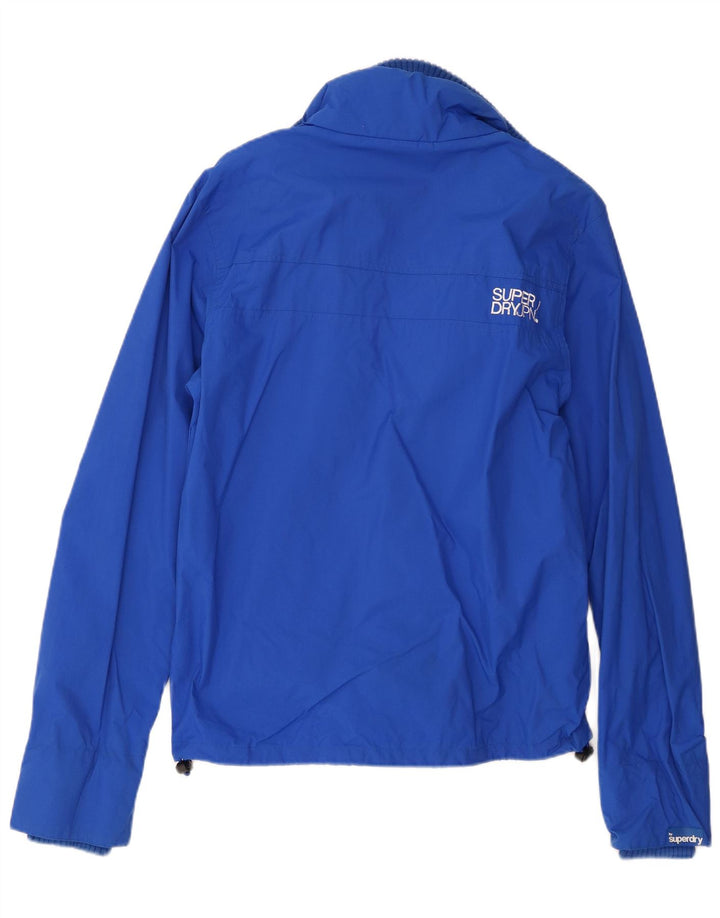 Superdry Ανδρικό μπουφάν βροχής UK 36 Small Blue Nylon