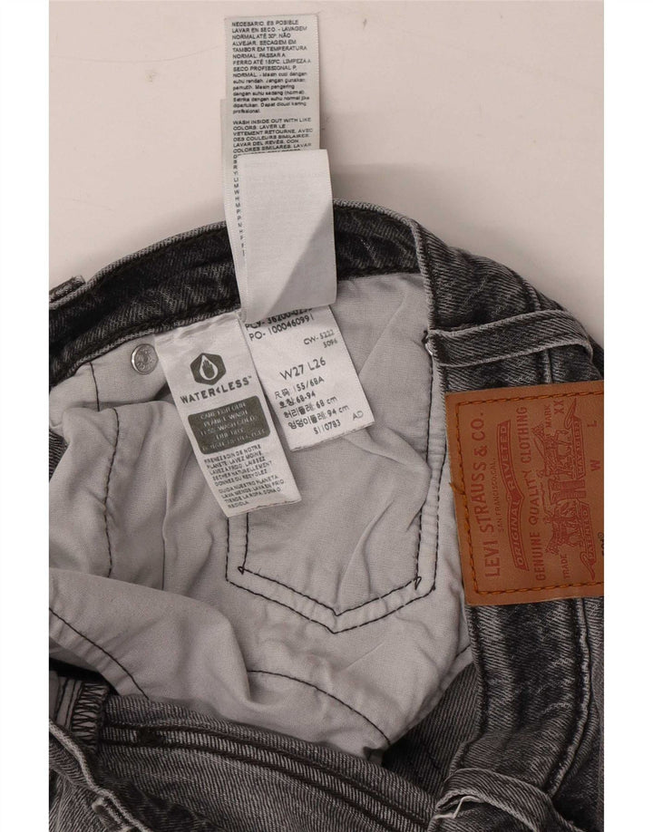 Levi's Womens 501 Straight Jeans W27 L26 Γκρι βαμβακερό