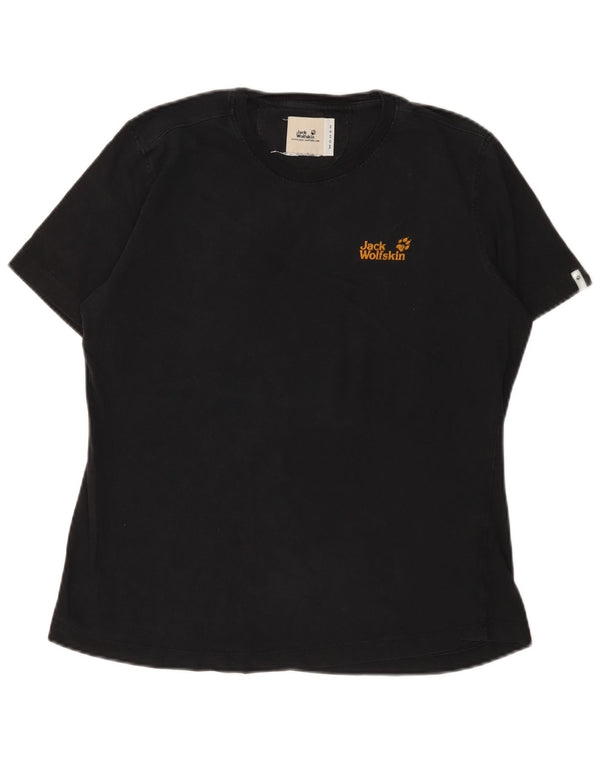 Jack Wolfskin Γυναικείο T-Shirt Top UK 14 Large Black