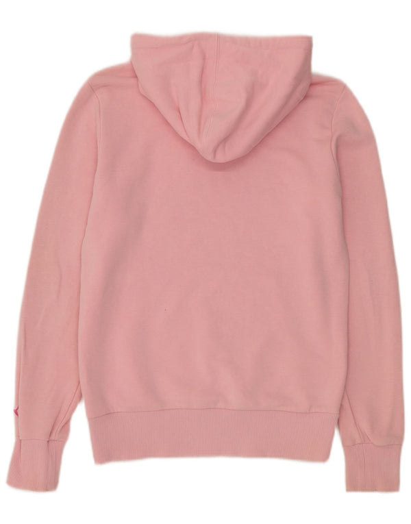 Puma Γυναικείο Γραφικό Hoodie Jumper UK 12 Medium Pink