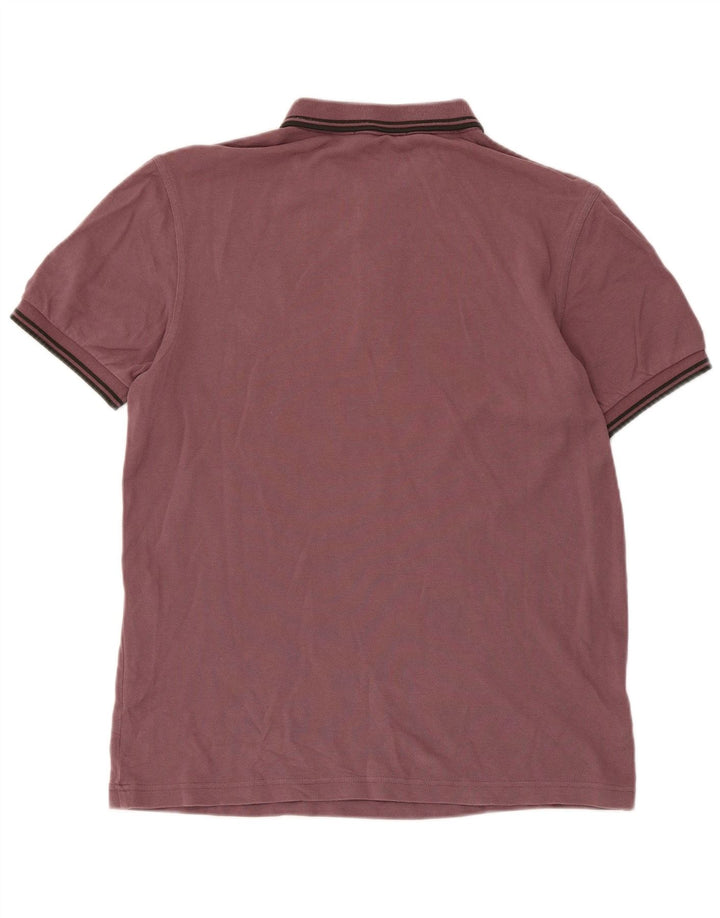 Fred Perry Ανδρικό πουκάμισο πόλο σε μεσαίο καφέ βαμβακερό ριγέ