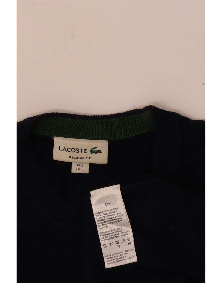 Ανδρικό πουλόβερ Lacoste Regular Fit Crew Neck Jumper Μέγεθος 5 Large Navy Blue