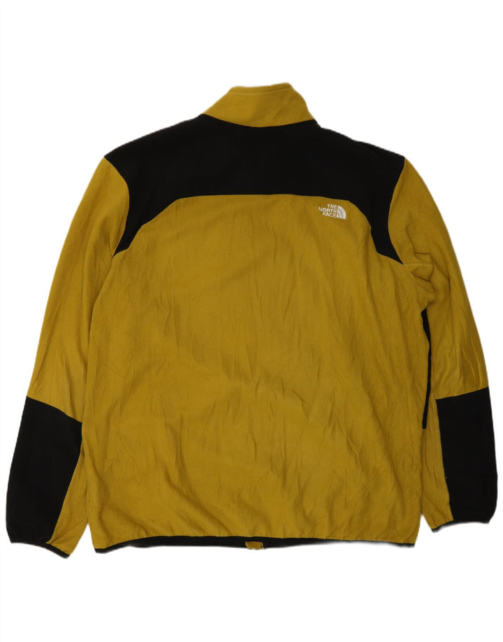 THE NORTH FACE Ανδρικό Fleece Jacket UK 44 2XL Yellow Colourblock Polyester
