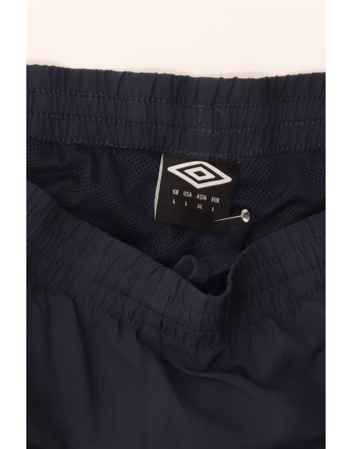 Ανδρική φόρμα Umbro Παντελόνι Joggers Large Navy Blue Polyester