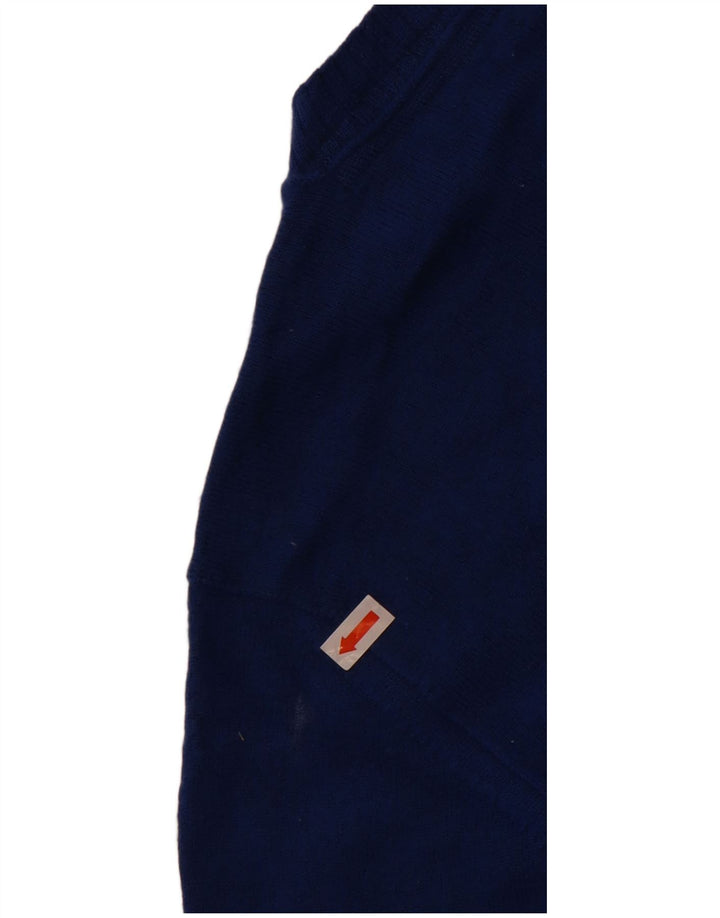 Marks & Spencer Γυναικείο αυτόγραφο πουλόβερ με λαιμόκοψη με V λαιμόκοψη UK 16 μεγάλο μπλε