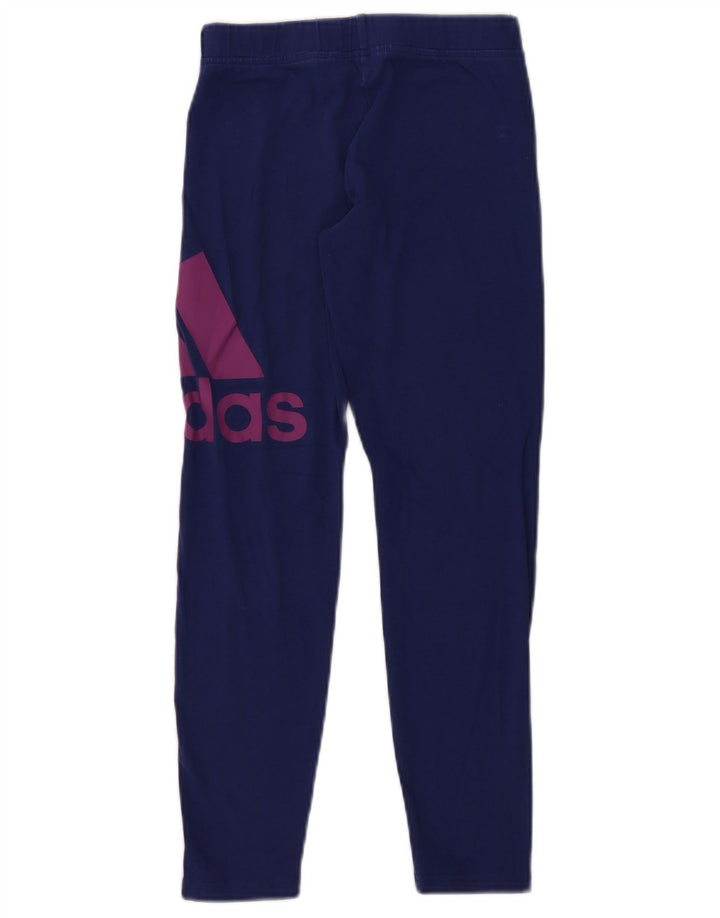 Adidas Girls Graphic κολάν 11-12 ετών Navy Blue