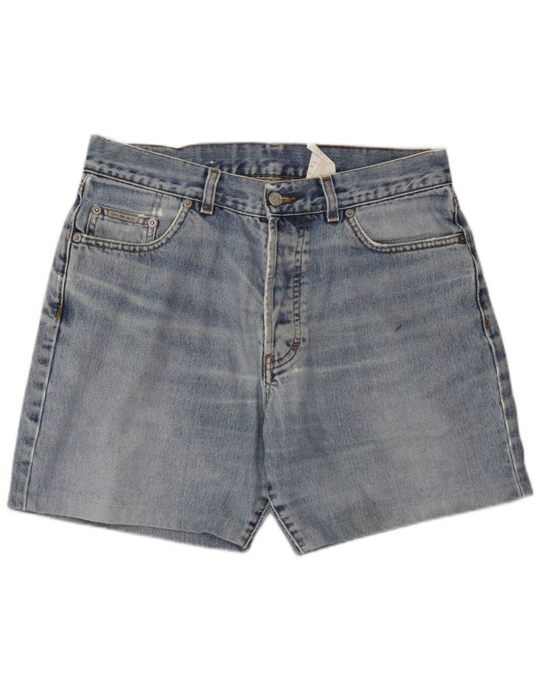 Ανδρικό τζιν σορτς Calvin Klein W32 Βαμβακερό μεσαίο μπλε