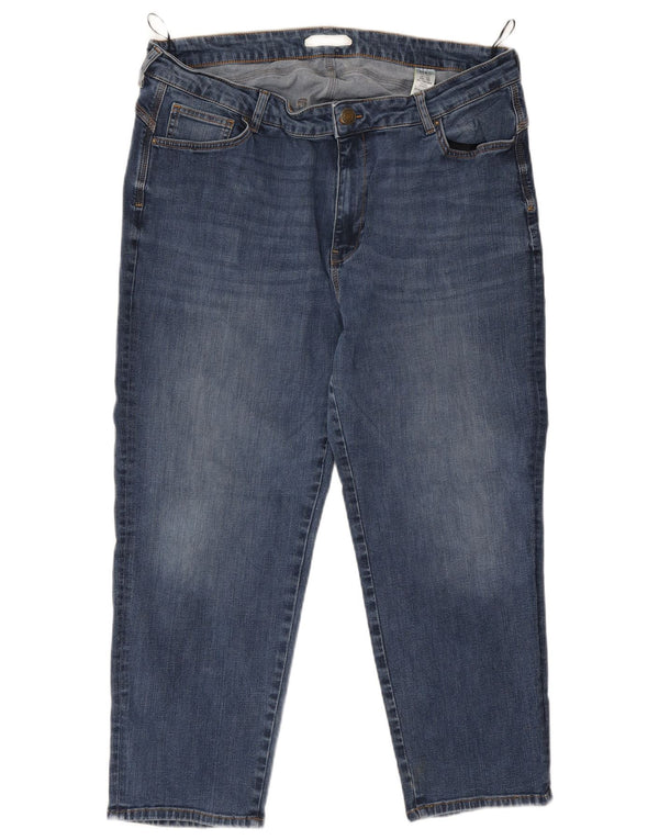 Marks & Spencer Γυναικείο ψηλόμεσο τζιν UK 22 3XL W38 L25 Blue