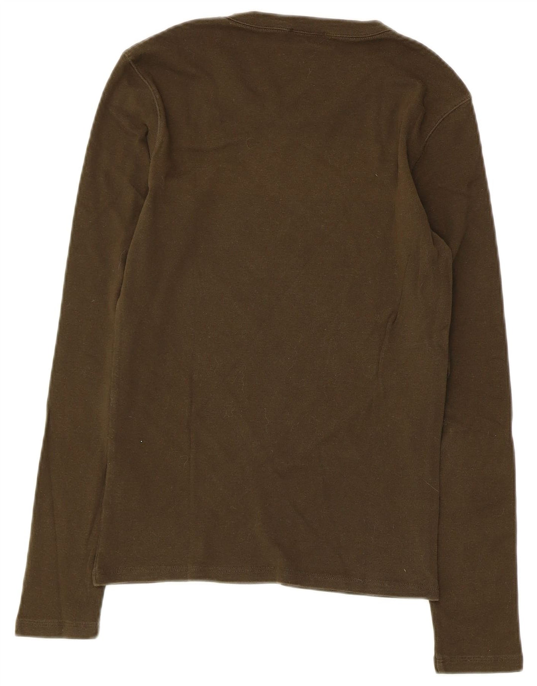 Max & Co. Γυναικείο τοπ με γραφικό μακρυμάνικο UK 8 Μικρό χακί βαμβάκι