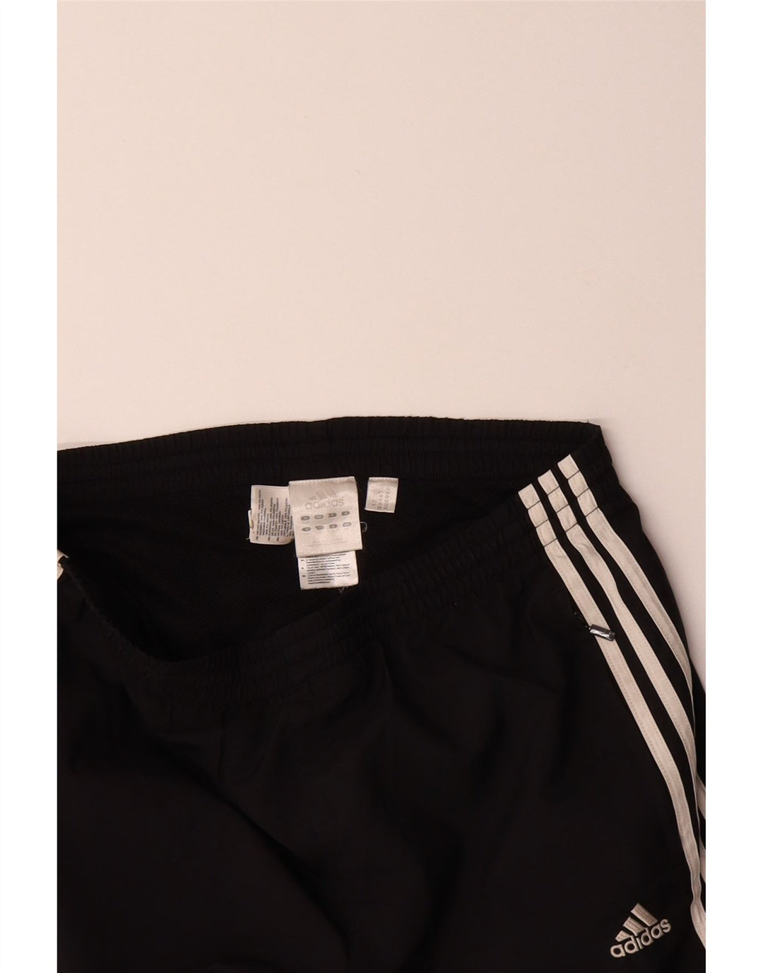 ADIDAS Mens Tracksuit Trousers Joggers  Size 36/38 Small  Black Polyester