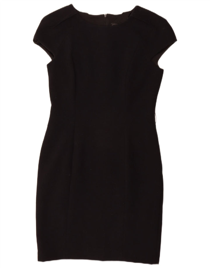 Zara Γυναικείο Φόρεμα Bodycon UK 18 XL Μαύρο Πολυεστέρας
