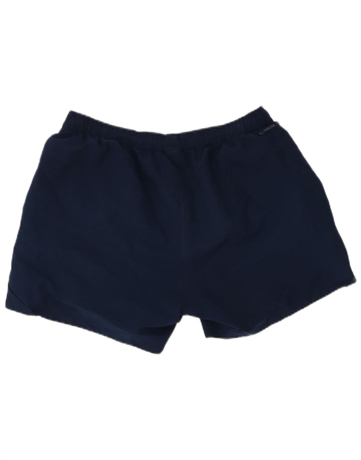 ADIDAS Mens Climalite Sport Shorts XL Navy Blue Polyester