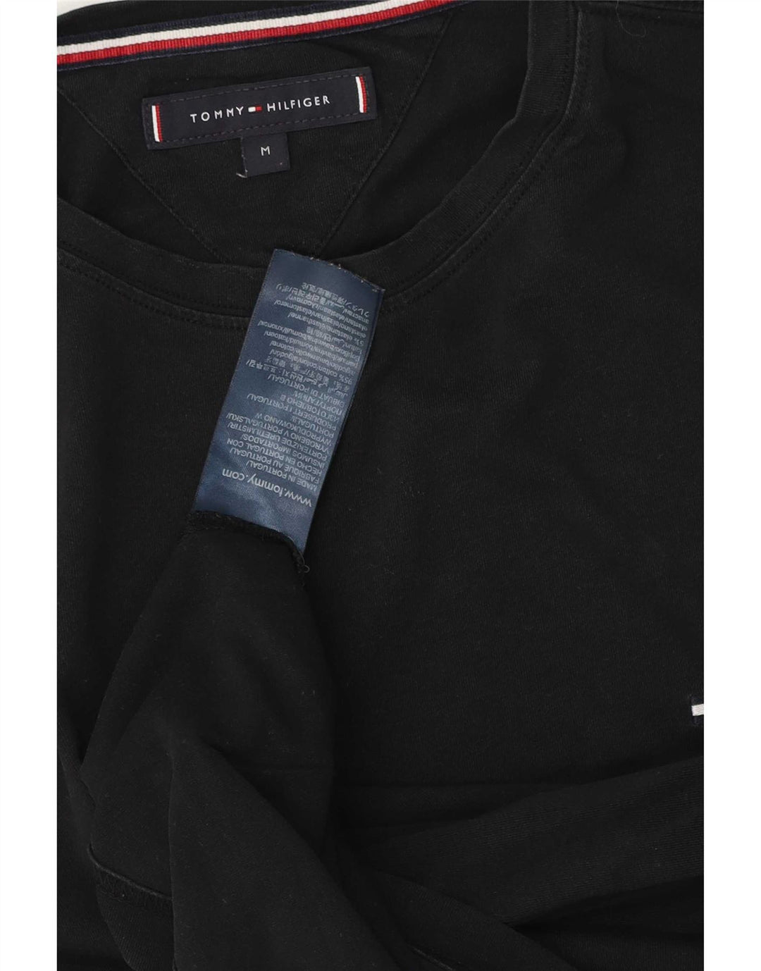 Ανδρικό T-Shirt Tommy Hilfiger Top Μεσαίο μαύρο βαμβακερό