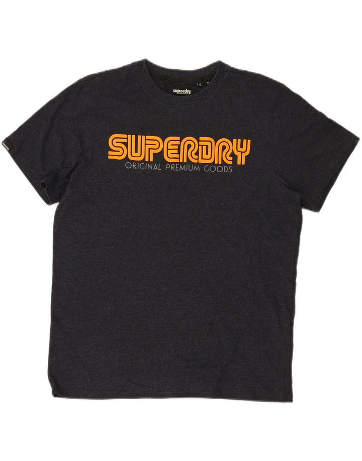 Ανδρικό γραφικό μπλουζάκι SUPERDRY Top XL Γκρι