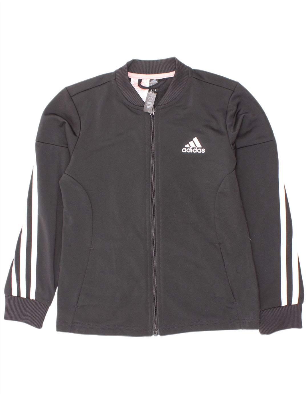 Κορίτσια αθλητική φόρμα Adidas Top Jacket 7-8 Years Black Pinstripe Polyester