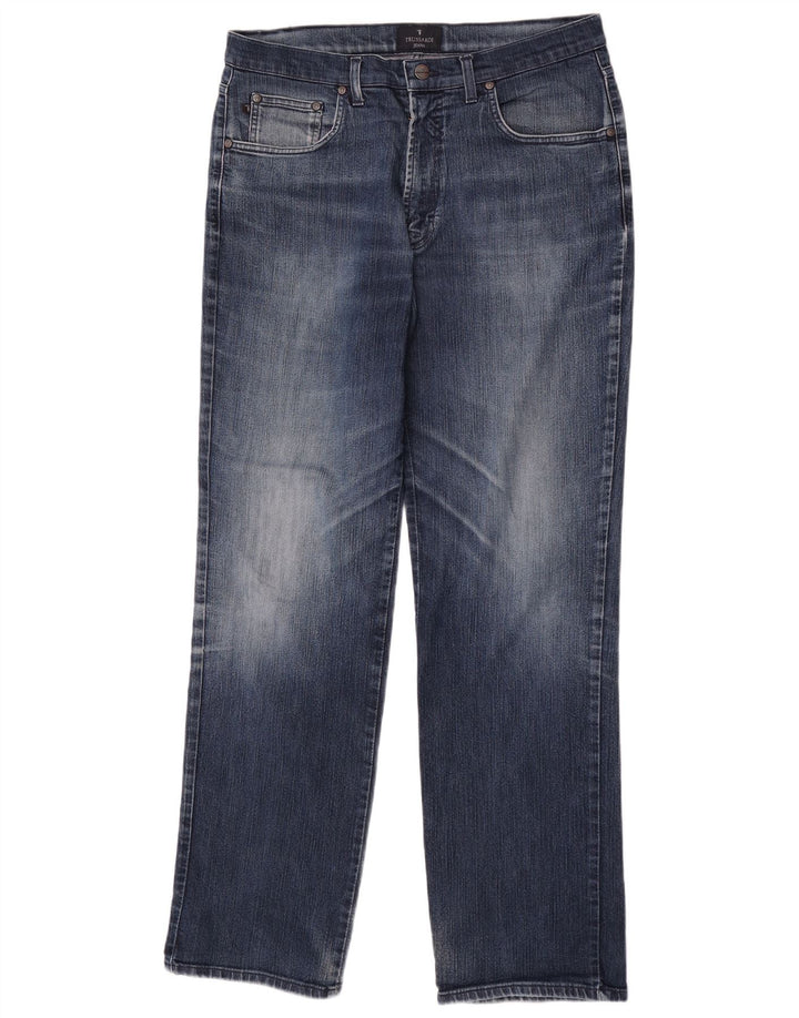 Ανδρικό τζιν Trussardi ίσιο W36 L32 Μπλε βαμβακερό