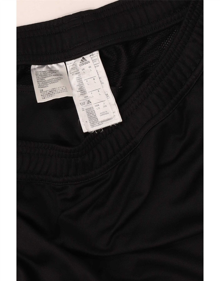Ανδρική αθλητική φόρμα Adidas Παντελόνι μεγάλο μαύρο πολυεστέρα