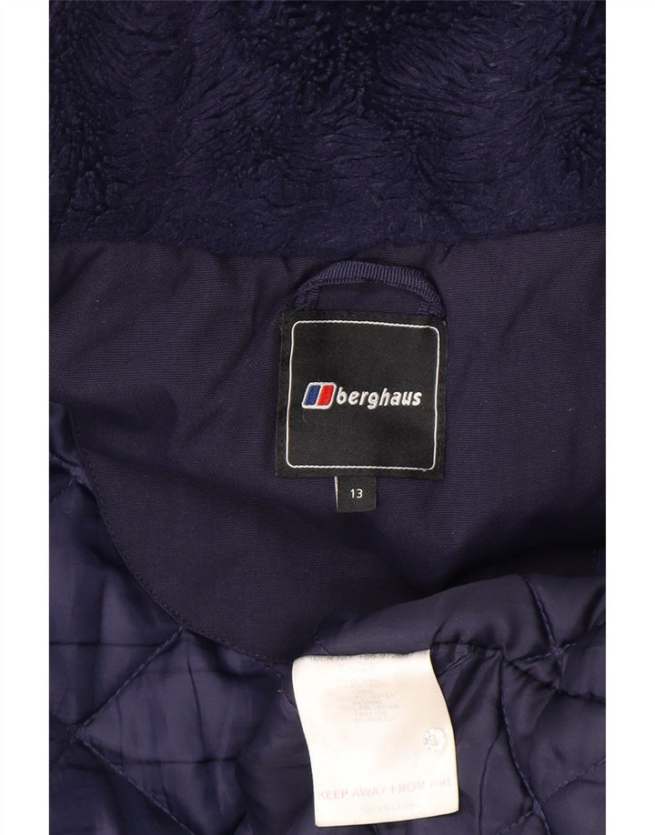 Μπουφάν Berghaus Boys με κουκούλα με επένδυση 12-13 ετών Navy Blue Polyamide