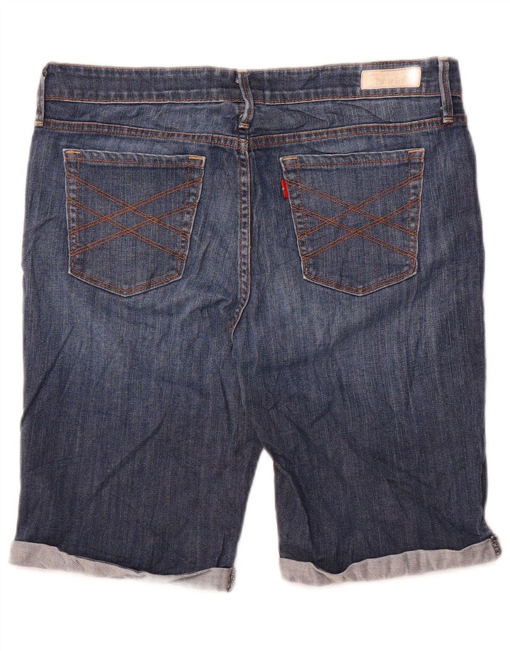 Levi's Womens 545 Bermuda τζιν σορτς US 10 Large W34 Μπλε βαμβακερό