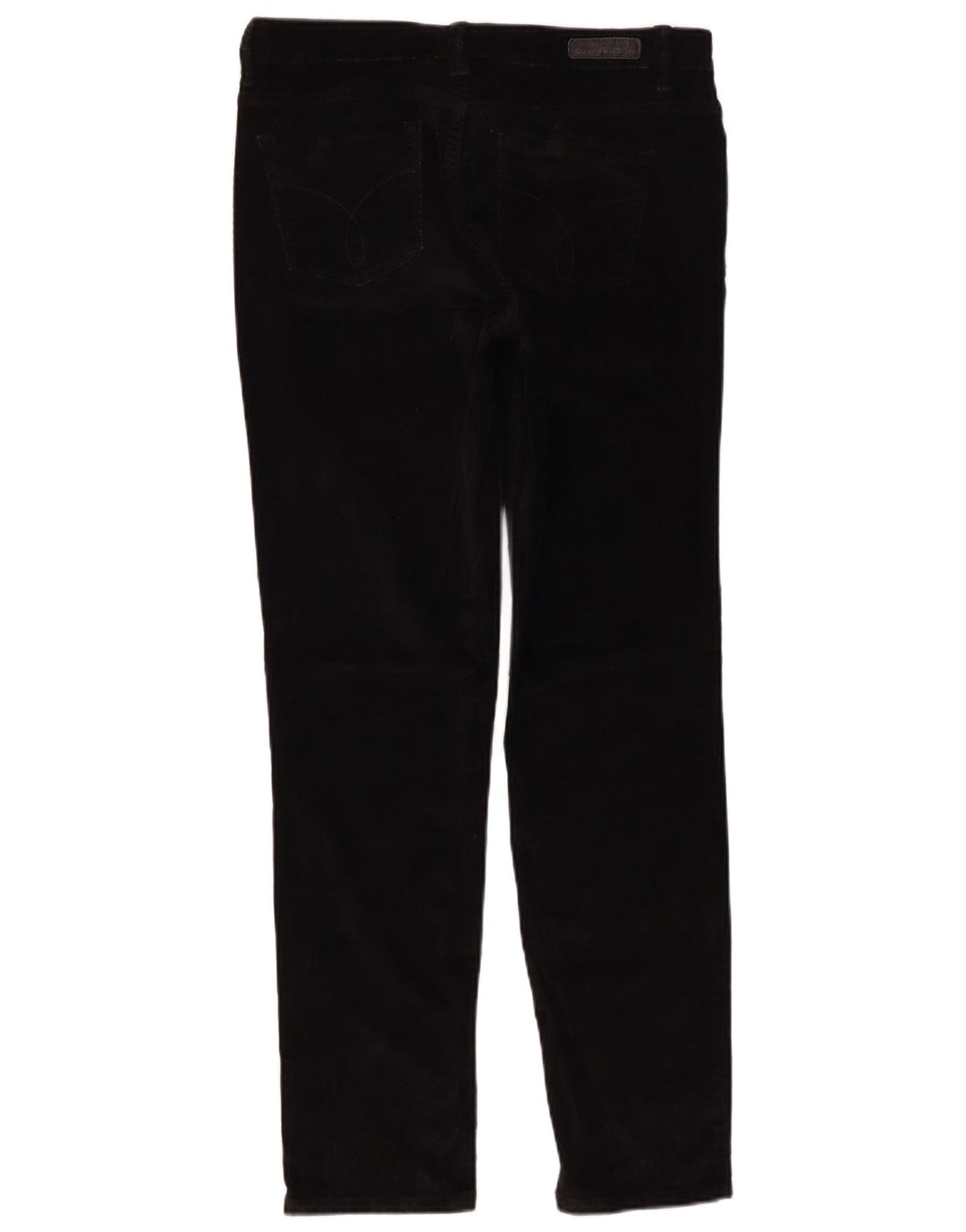 Γυναικείο λεπτό κοτλέ παντελόνι Calvin Klein US 10 Medium W32 L30 μαύρο