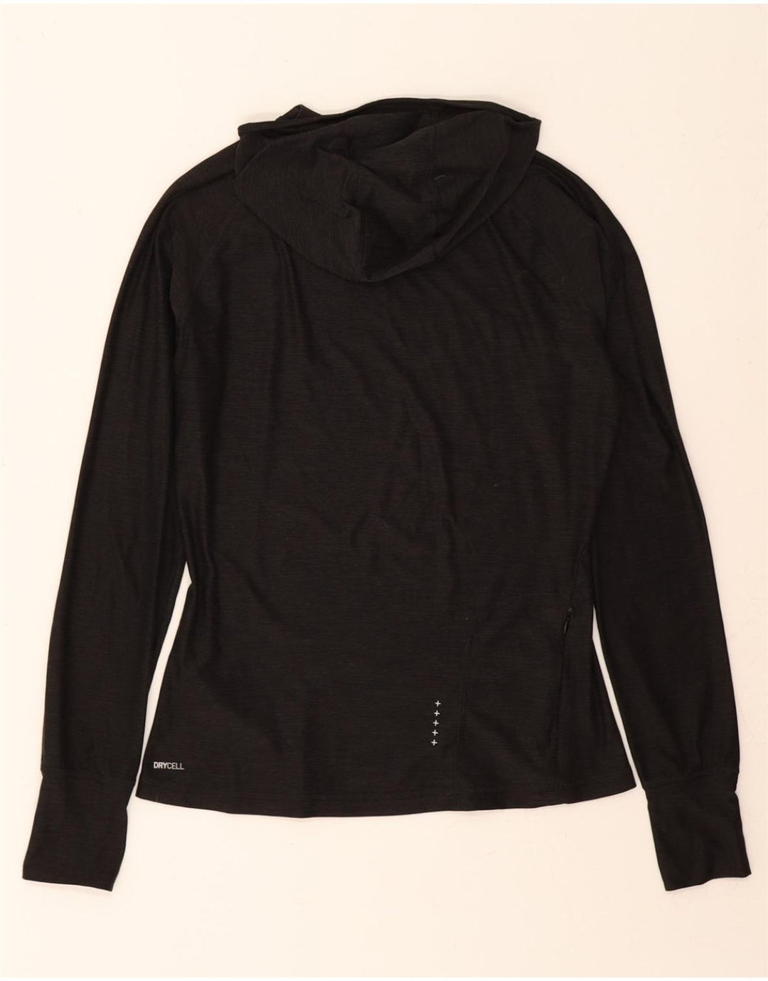 PUMA Womens Hooded Top Long Sleeve UK 10 Small Black Polyester Vintage Puma and Second-Hand Puma from Messina Hembry 