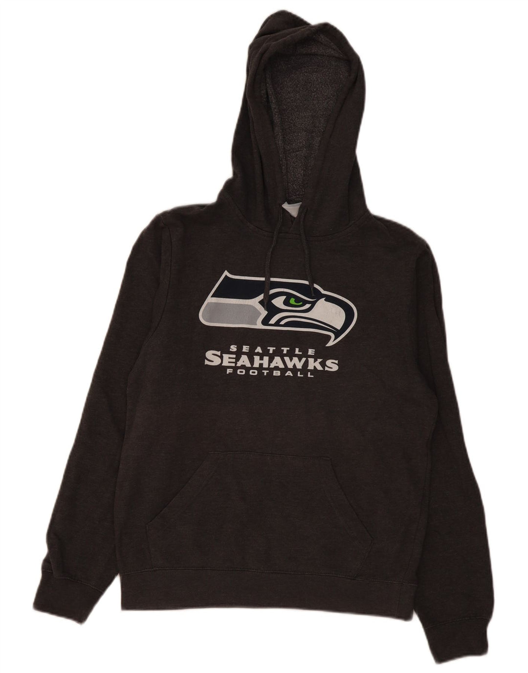 NFL TEAM APPAREL Ανδρικά Seattle Seahawks NFL Hoodie Jumper Small Grey Cotton