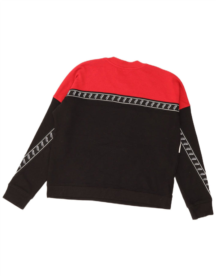 Γυναικείο γραφικό φούτερ Dkny Jumper UK 10 Μικρό πολύχρωμο μπλοκ χρώματος